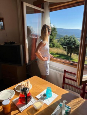 Horská bouda Schmitke výhled Klínovec Jáchymov